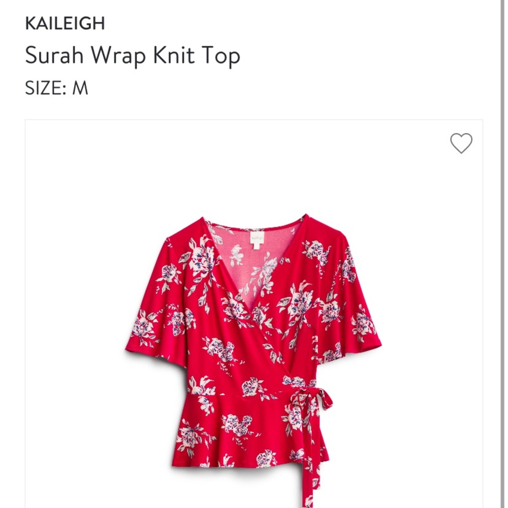 Surah Wrap Knit Top